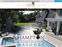 Tablet Screenshot of hamptonkitchengardens.com
